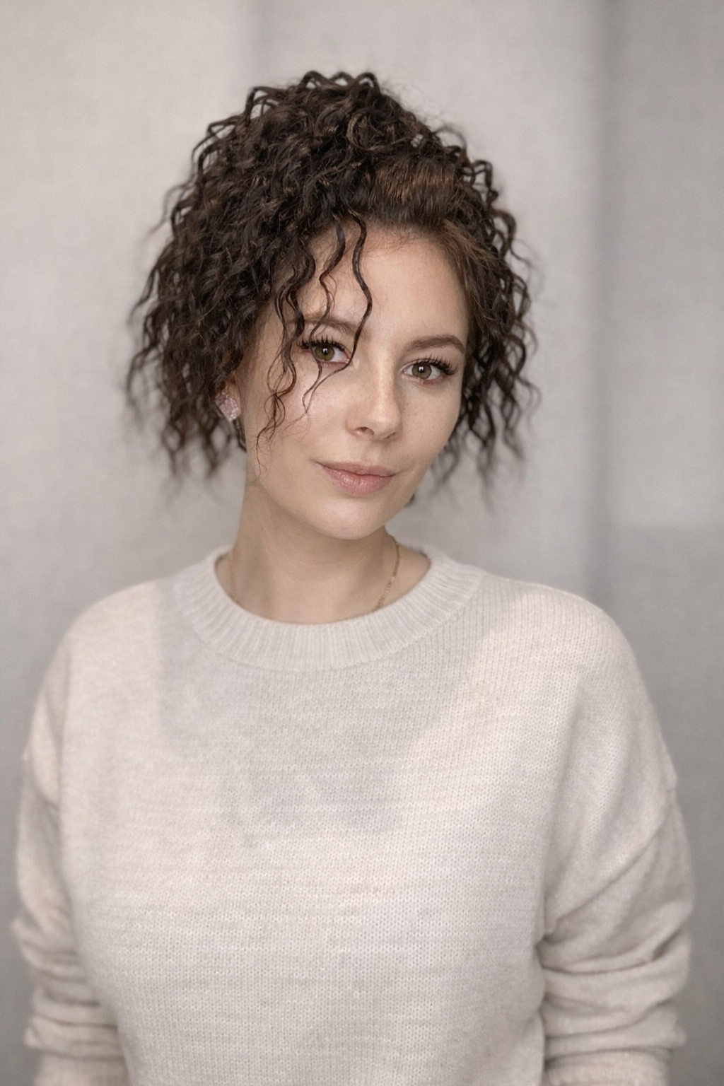 afro krab ciemny brąz 2#