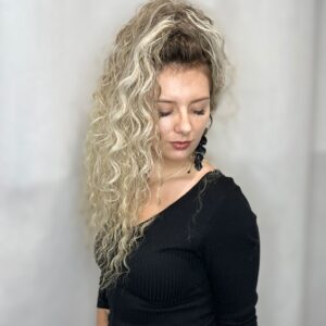 Afro krab w odcieniu ombre