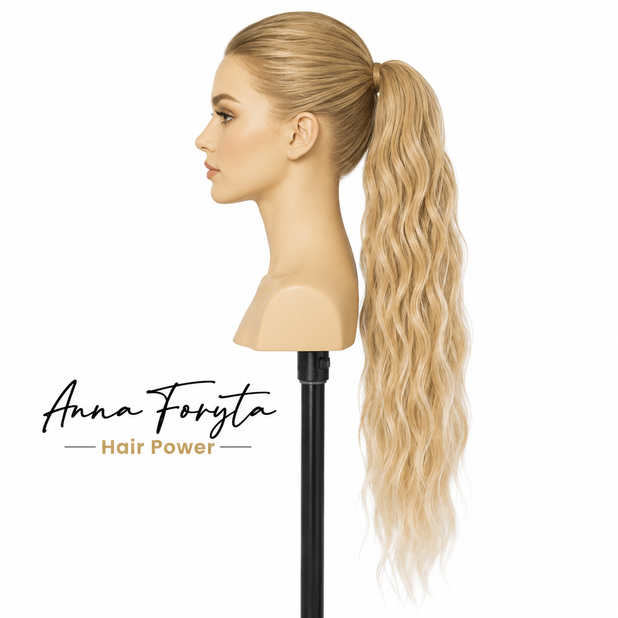 Kuc doczepiany falowany #T27/613 Blond Ombre | 65 cm