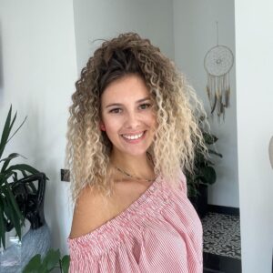 Afro Krab Ombre Beż