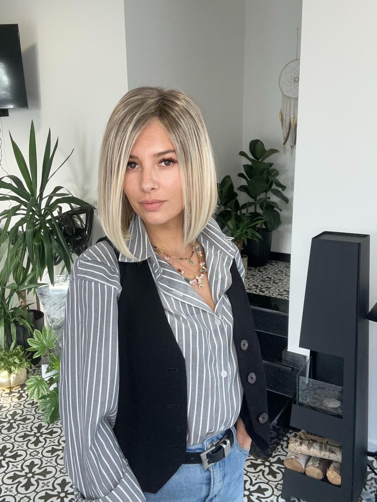 Peruka Gisela Mayer – Champagne Balayage 14/88+8 - obrazek 2